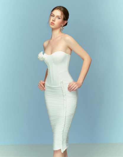 IVORY BLOOM DRESS