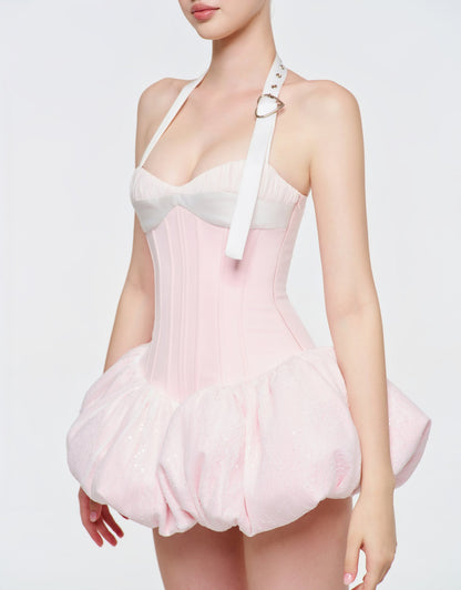 Pink Ballet Bubble Corset Dress
