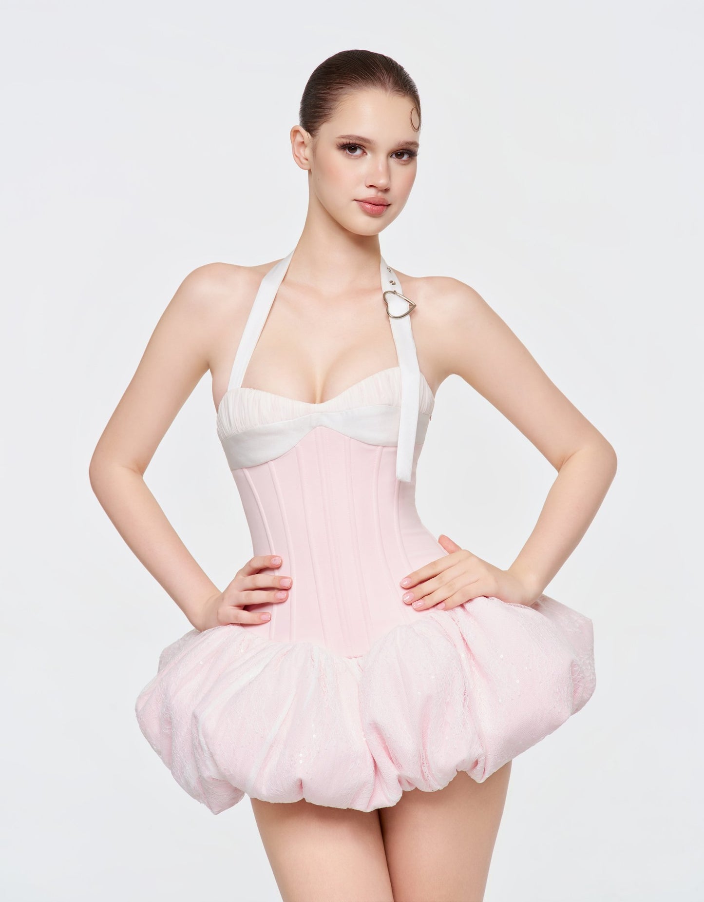 Pink Ballet Bubble Corset Dress